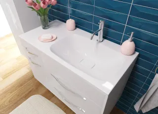 Раковина Эстет Barcelona silk ФР-00014917 П 90см белый